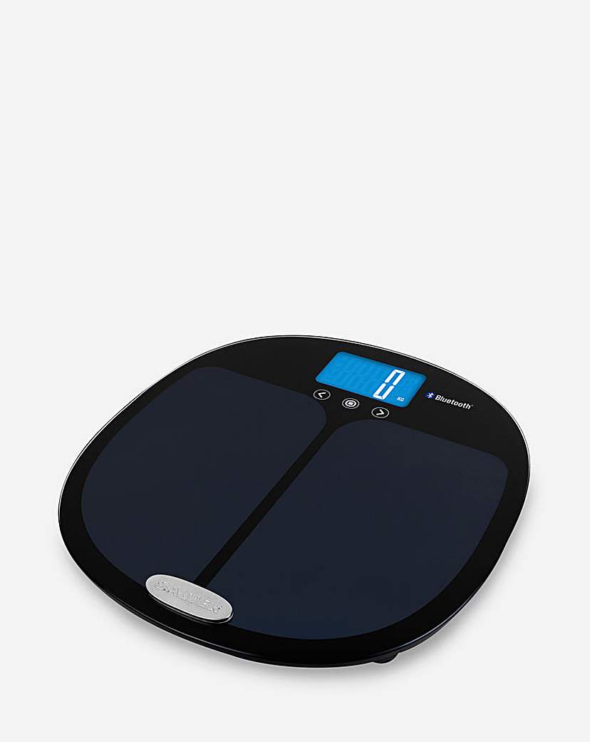 Salter Curve 9192 BK3R Bathroom Scales - Black, Black