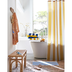 La Redoute Interieurs Hendaye Striped Shower Curtain by La Redoute
