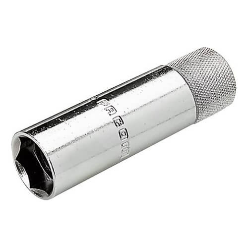 Facom 21mm Bi-Hex Socket With 3/8 in Drive, Length 90 mm