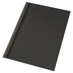 GBC LeatherGrain Thermal Binding Covers 1.5mm Black (100)