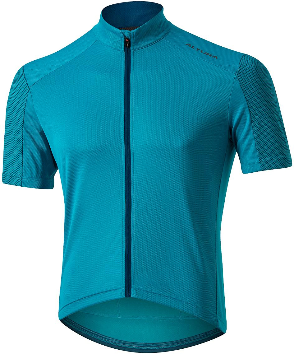 Altura Mens Nightvision Short Sleeve Cycling Jersey Caneel Bay