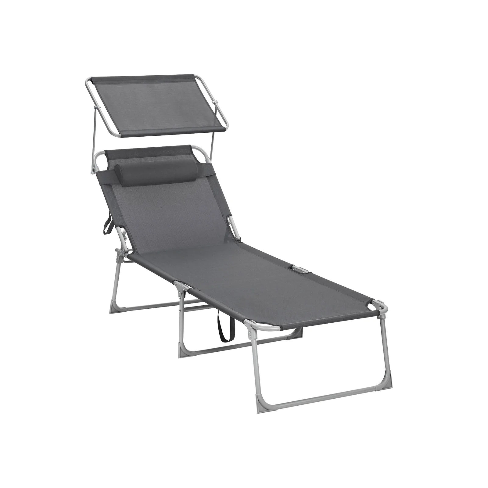 SONGMICS Smoky Grey Sun Lounger