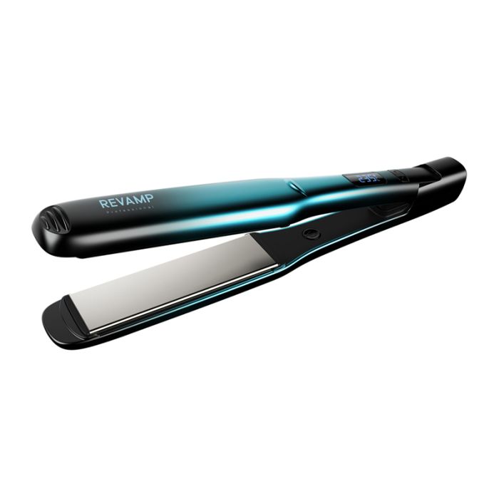 Revamp Progloss Wide Ultra X Shine Hair Straightener - Black