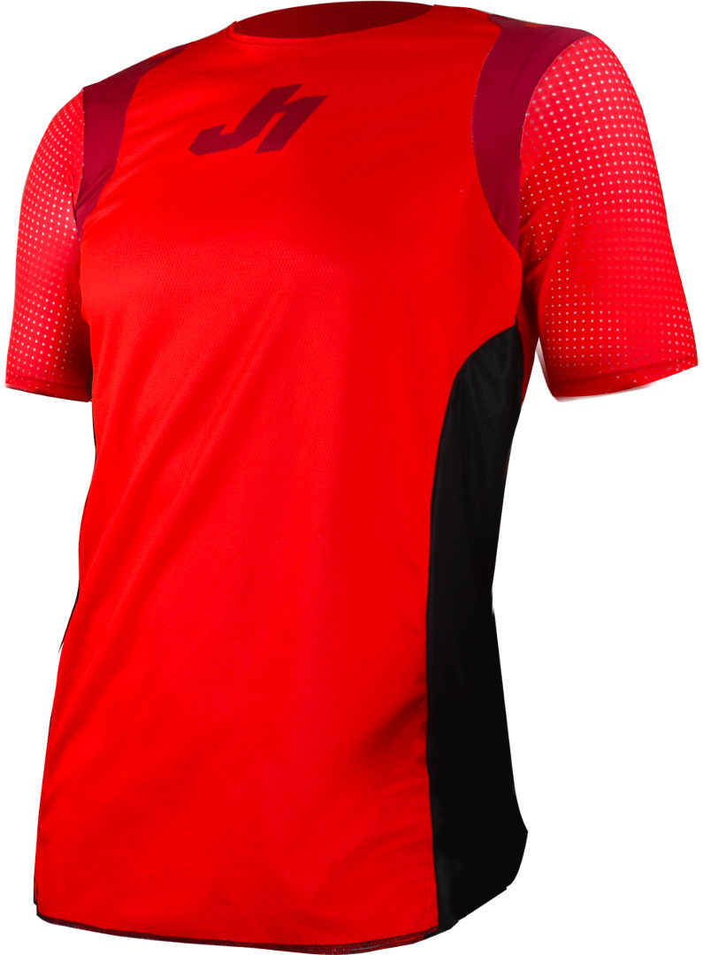Just1 J-Flex Shortsleeve Bicycle Jersey, red, Size S, red, Size S