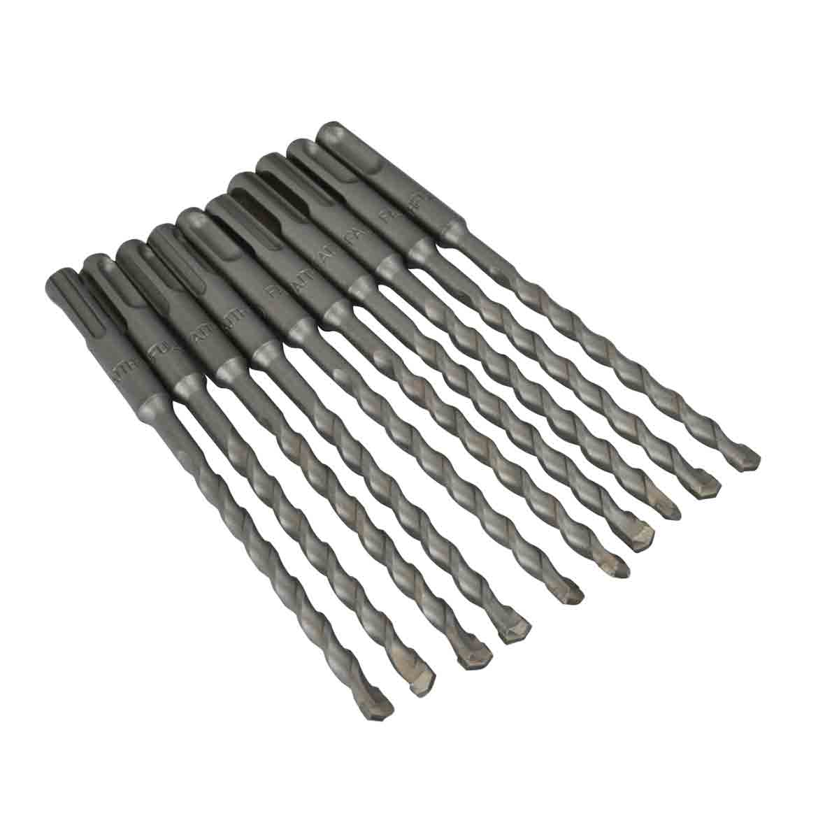 Faithfull High-Performance 7mm Sds Plus Drill Bits - Bulk Pack Of 10