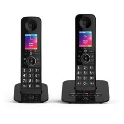 BT Premium 090631 Cordless Phone - Twin Handsets, Black