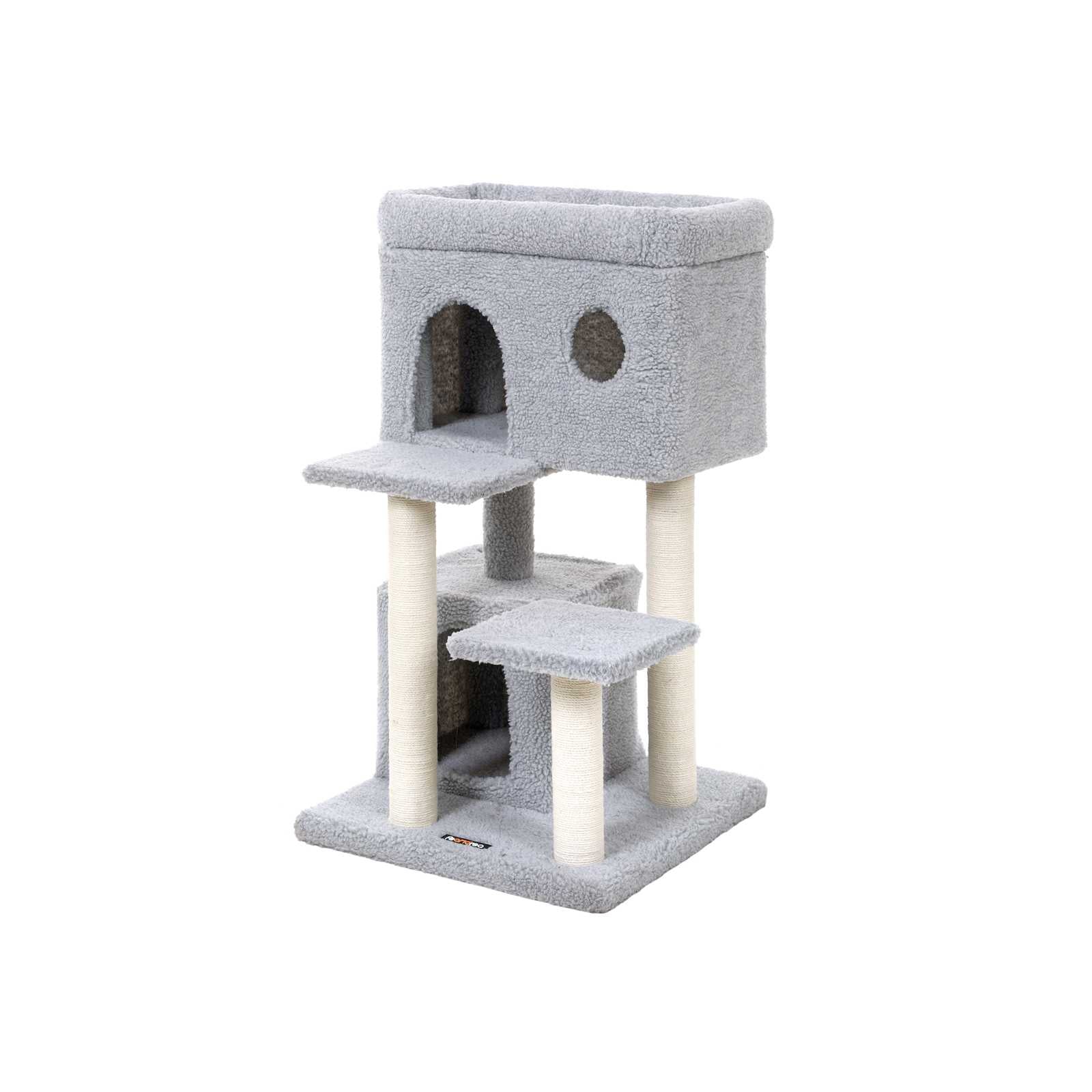 Feandrea 90cm Cat Tree brown,gray,white
