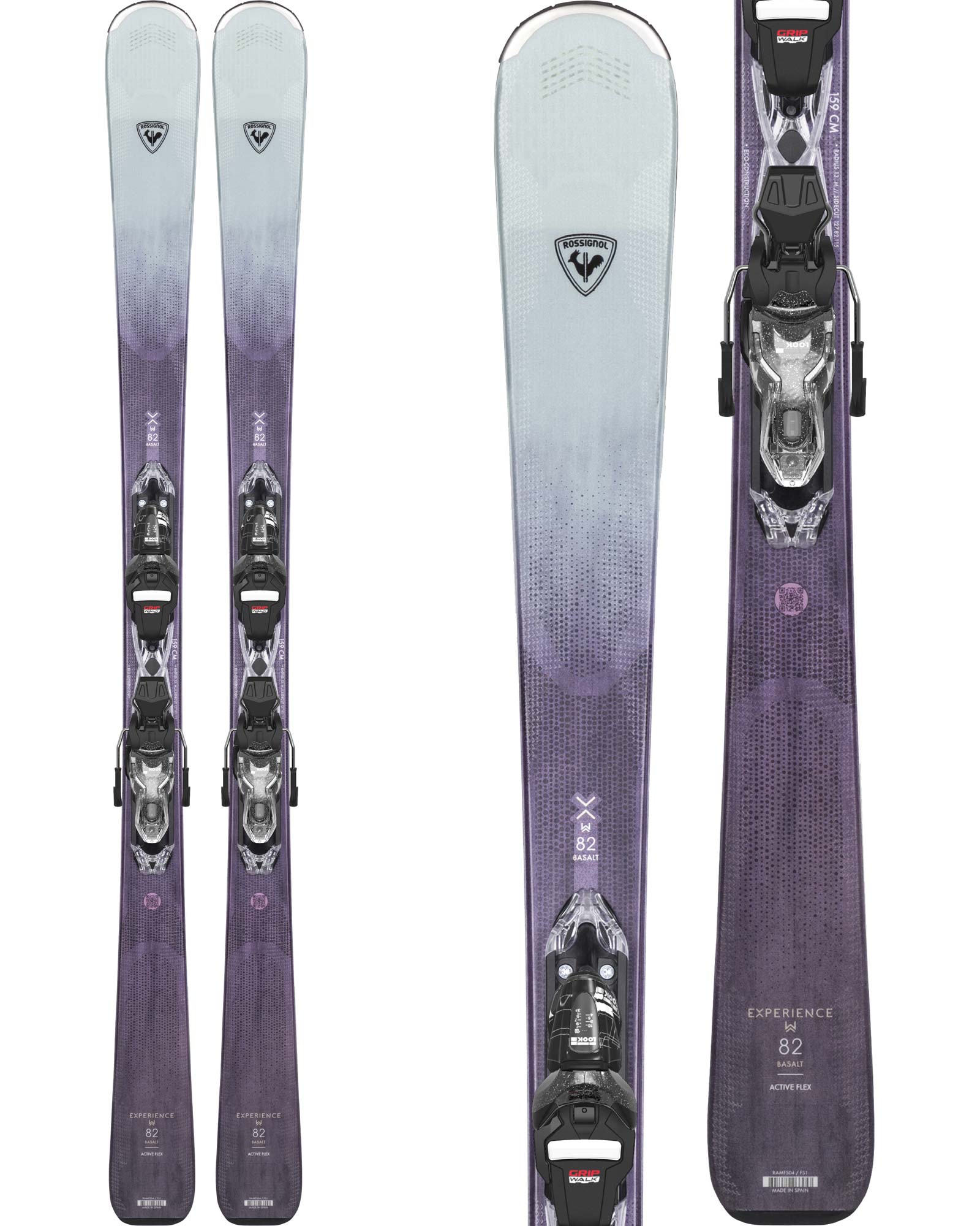 Rossignol Experience W 82 Basalt Women's Skis + Xpress W 11 Gw Bindings 2024 159cm
