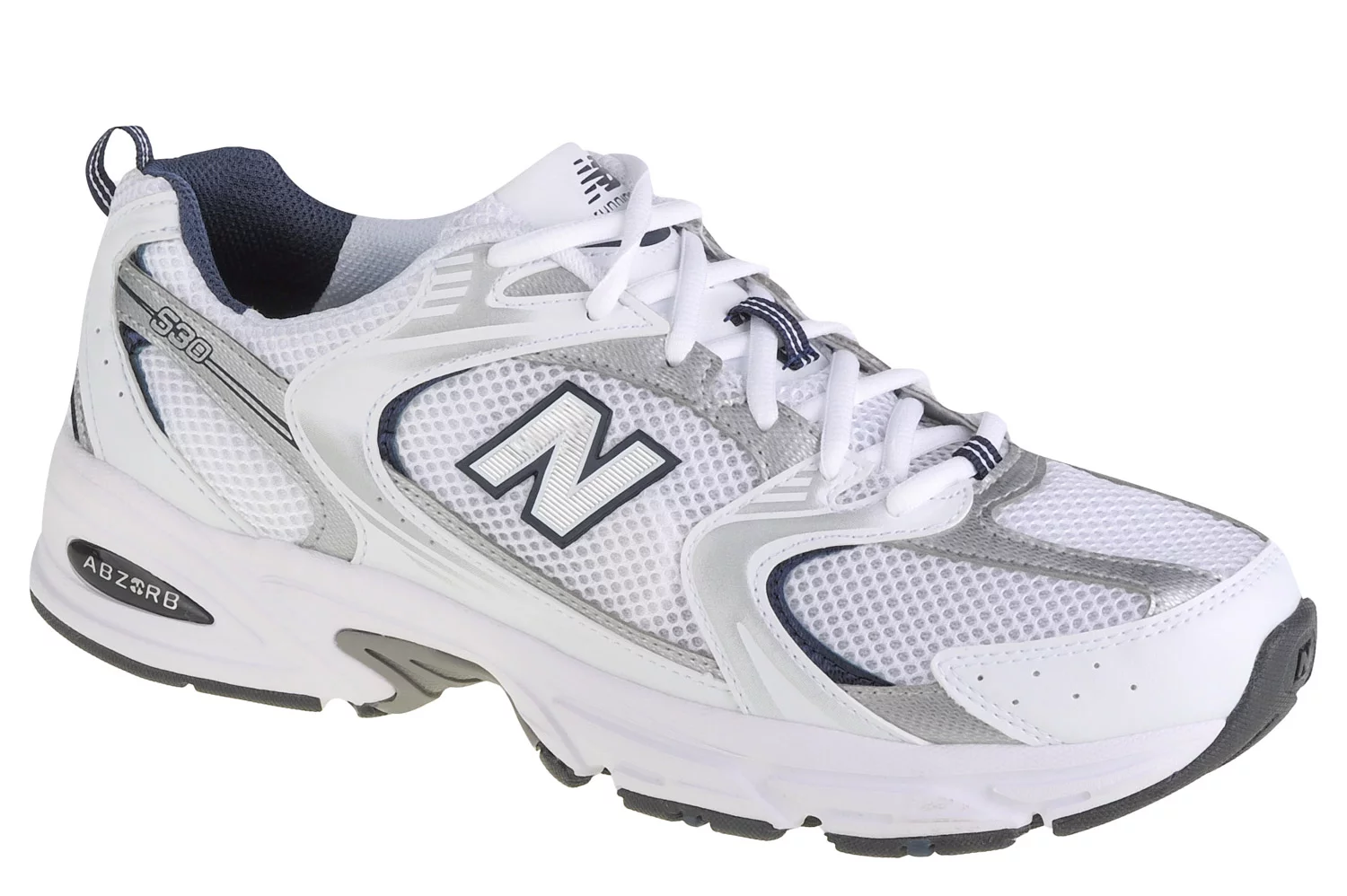 New Balance 530 trainers in white-Silver Silver
