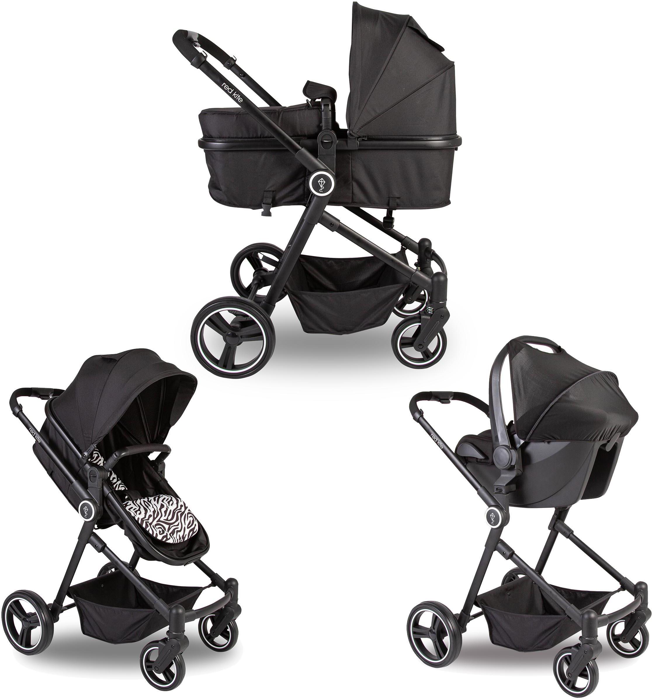 Red Kite Push Me 3 in 1 i-Size Savanna Travel System, Zebra