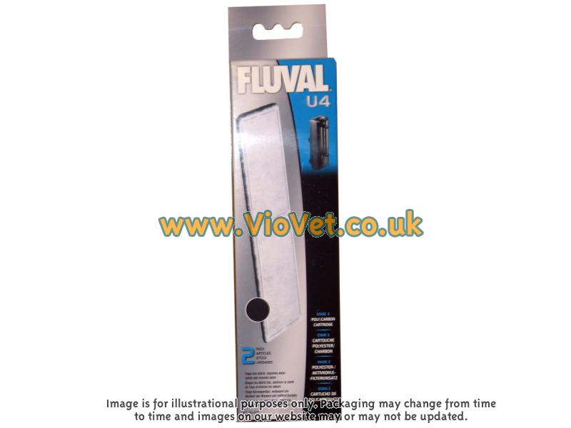 Fluval U Poly/Carbon Cartridges Size: U4