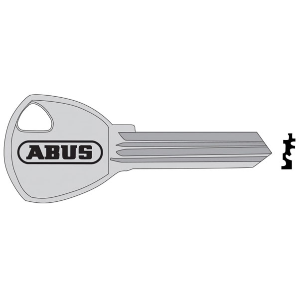 ABUS Mechanical 80TI/40+45+50+60 Key Blank 57862