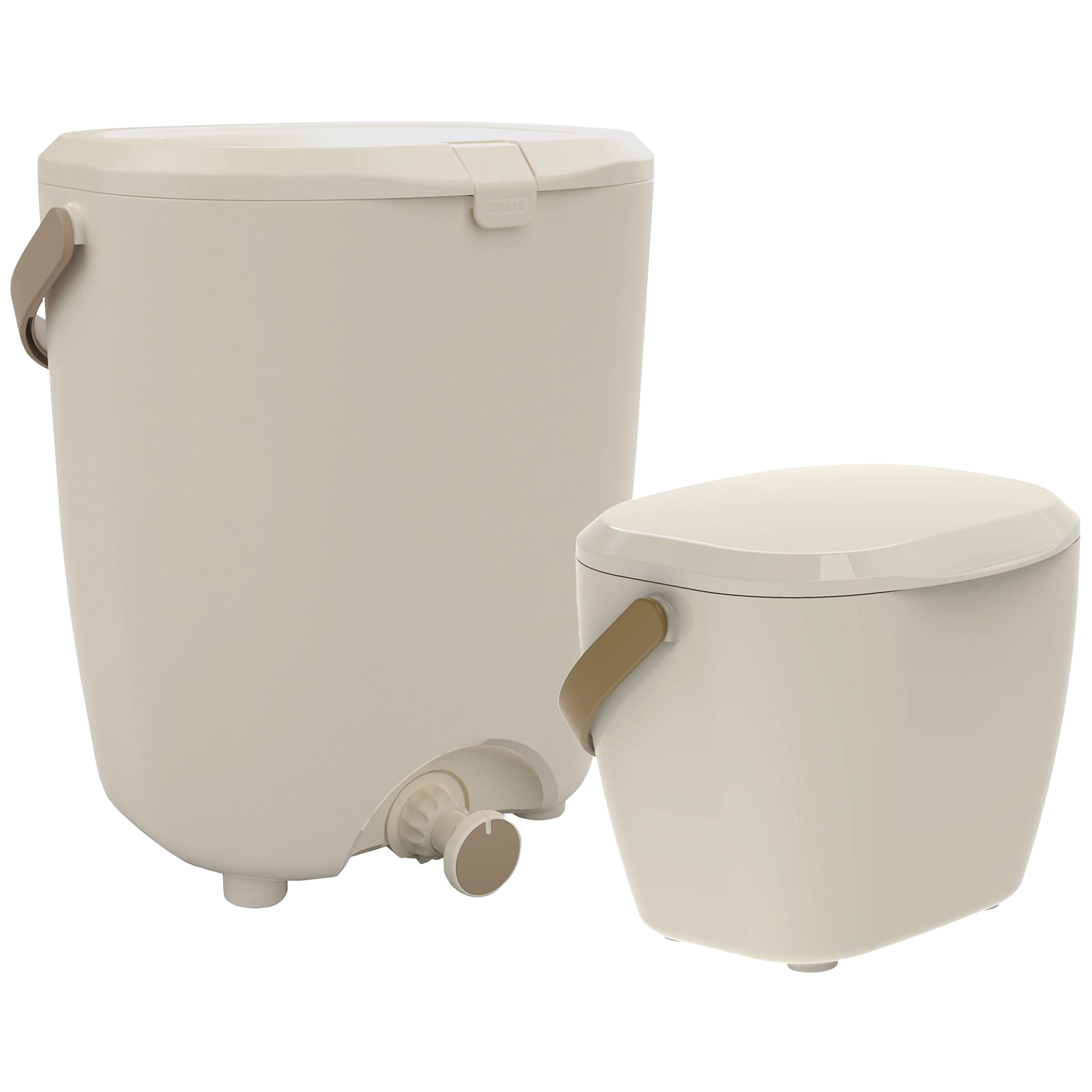 Hozelock Bokashi Pure Kitchen Composter Twin Pack 15l