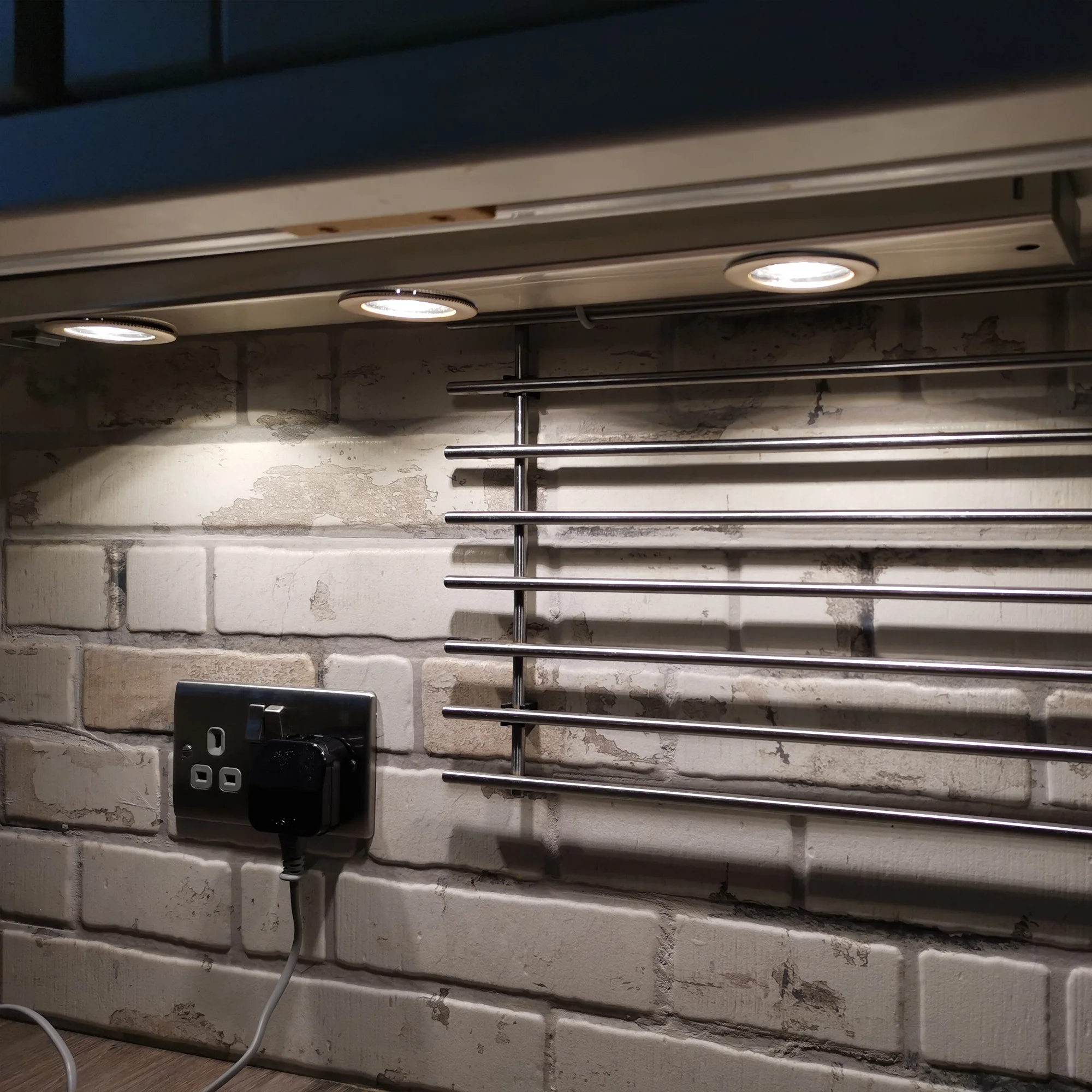 Eglo Satin Nickel Kob LED Under Cabinet Lights