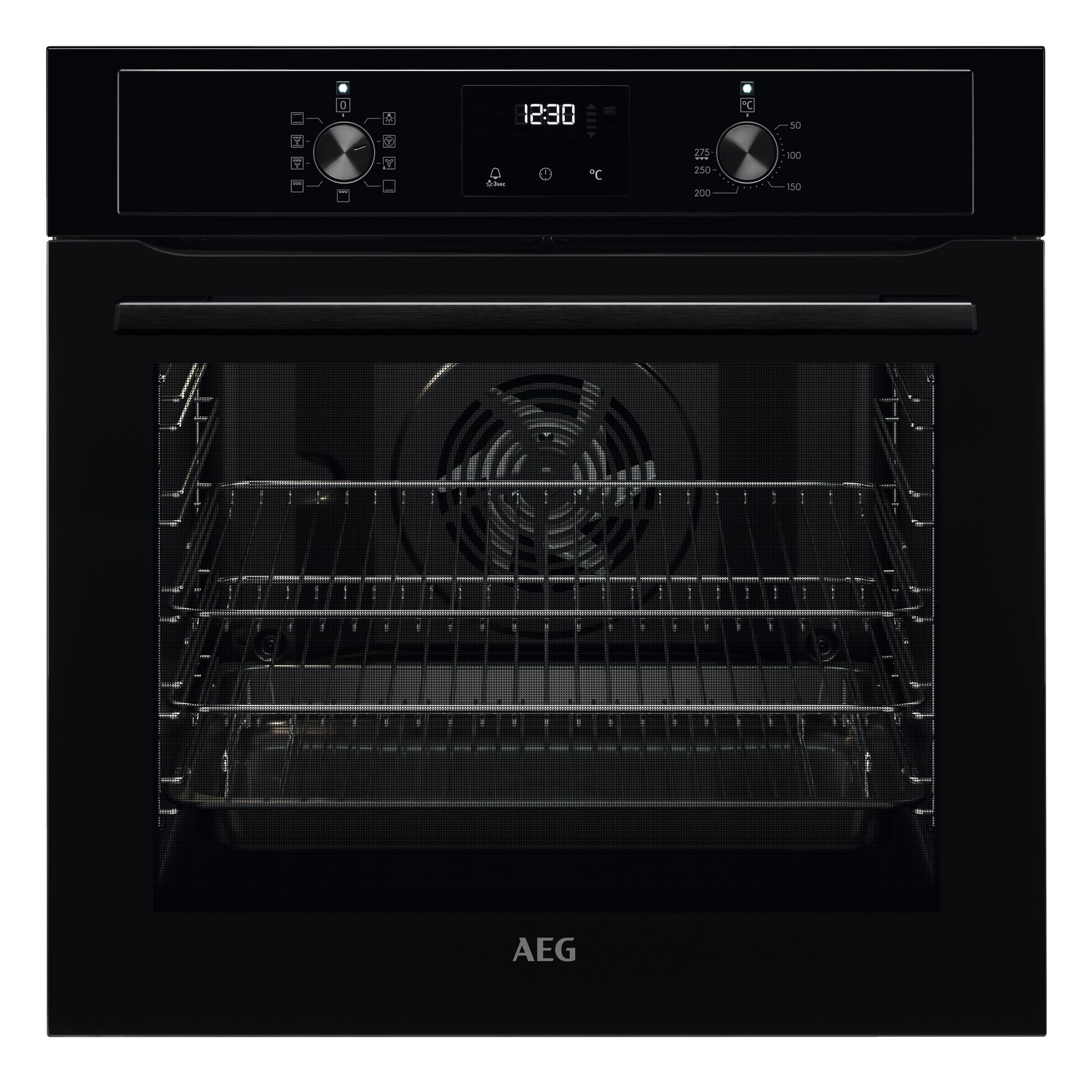 AEG 6000 Series Built-in Single Oven - Black