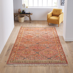 La Redoute Interieurs Saliha Kilim Jute Cotton Rug by La Redoute