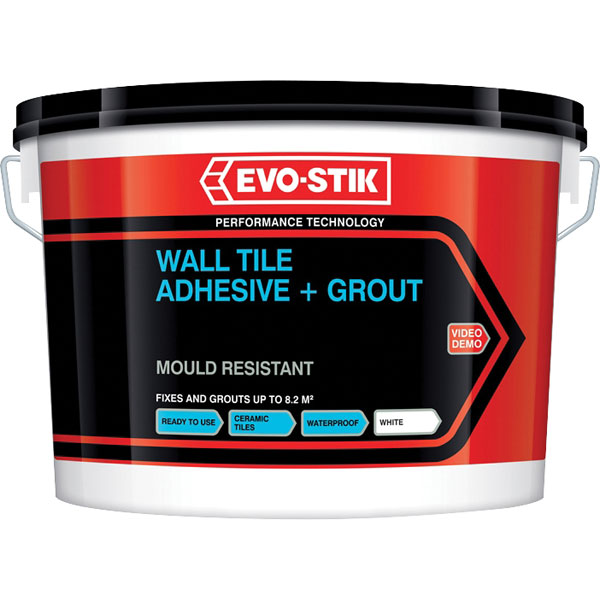 Evo-stik Mould Resistant Wall Tile Adhesive & Grout 5 litre