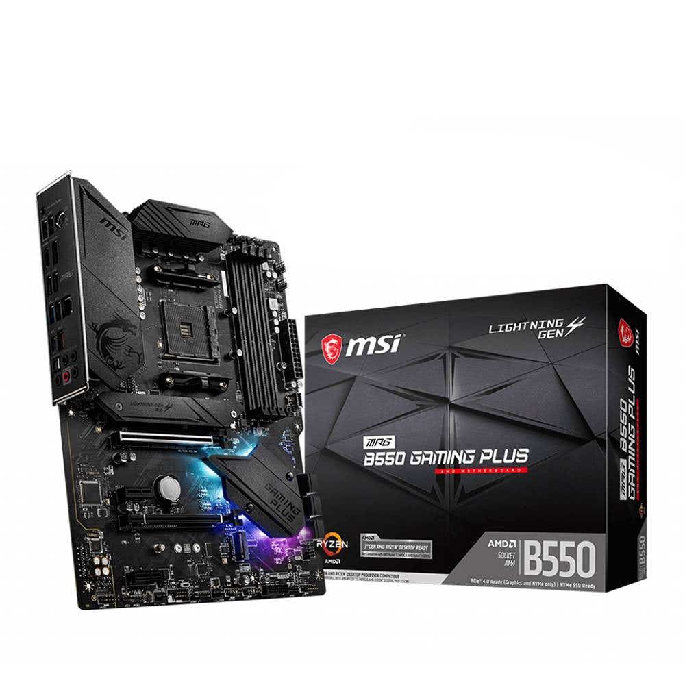 MSI Amd Ryzen 5 5600x Six Core 4.6ghz, Mpg B550 Gaming Plus Motherboard Cpu Bundle