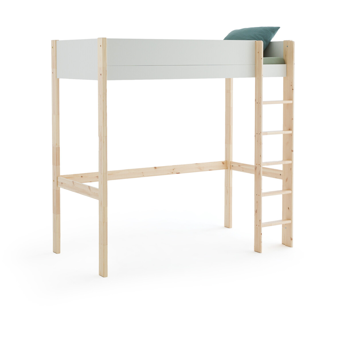 La Redoute Interieurs Meeting Single Solid Pine Loft Bed by La Redoute