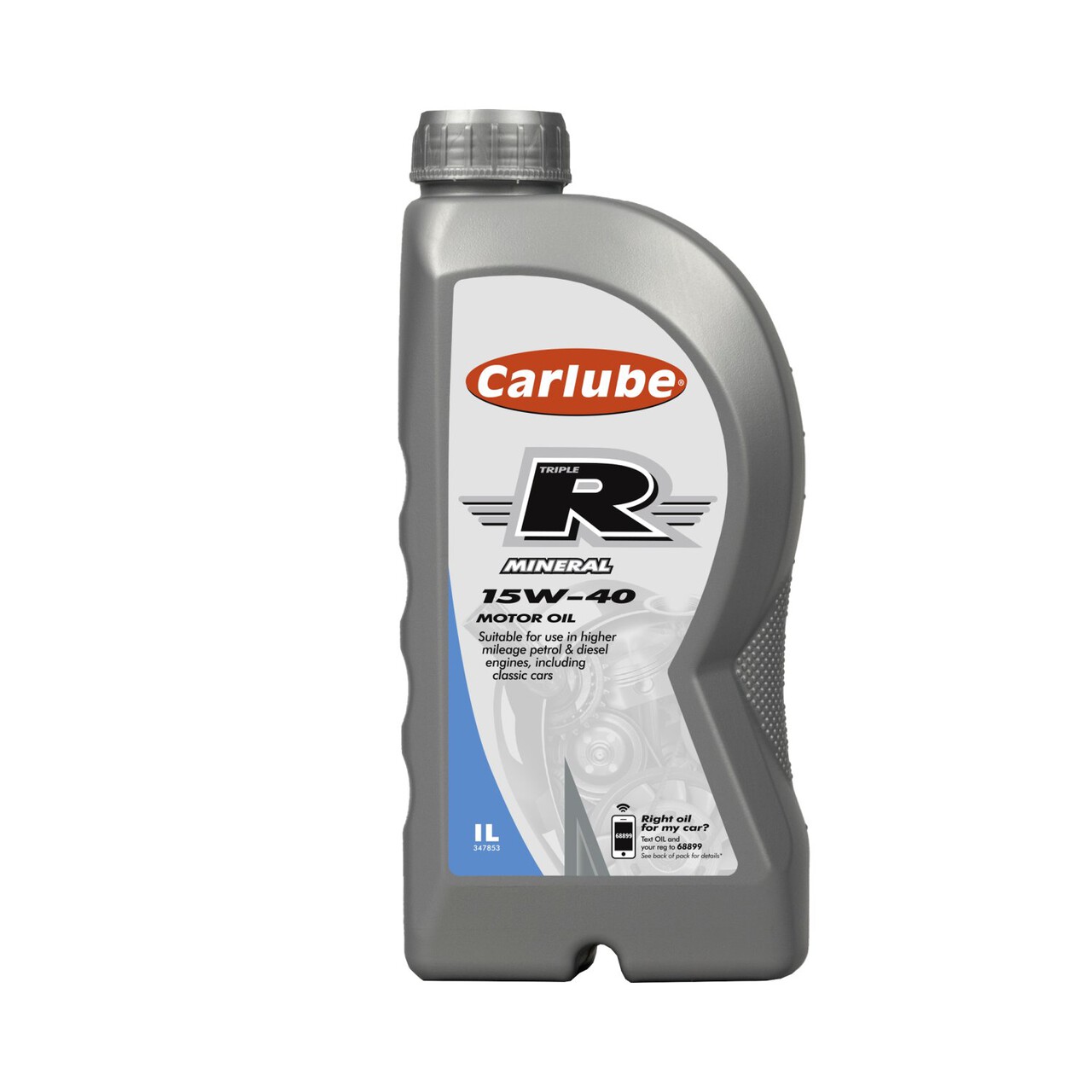 Carlube Triple R 15w-40 High Mileage Oil 1 Litre Clbxrh001