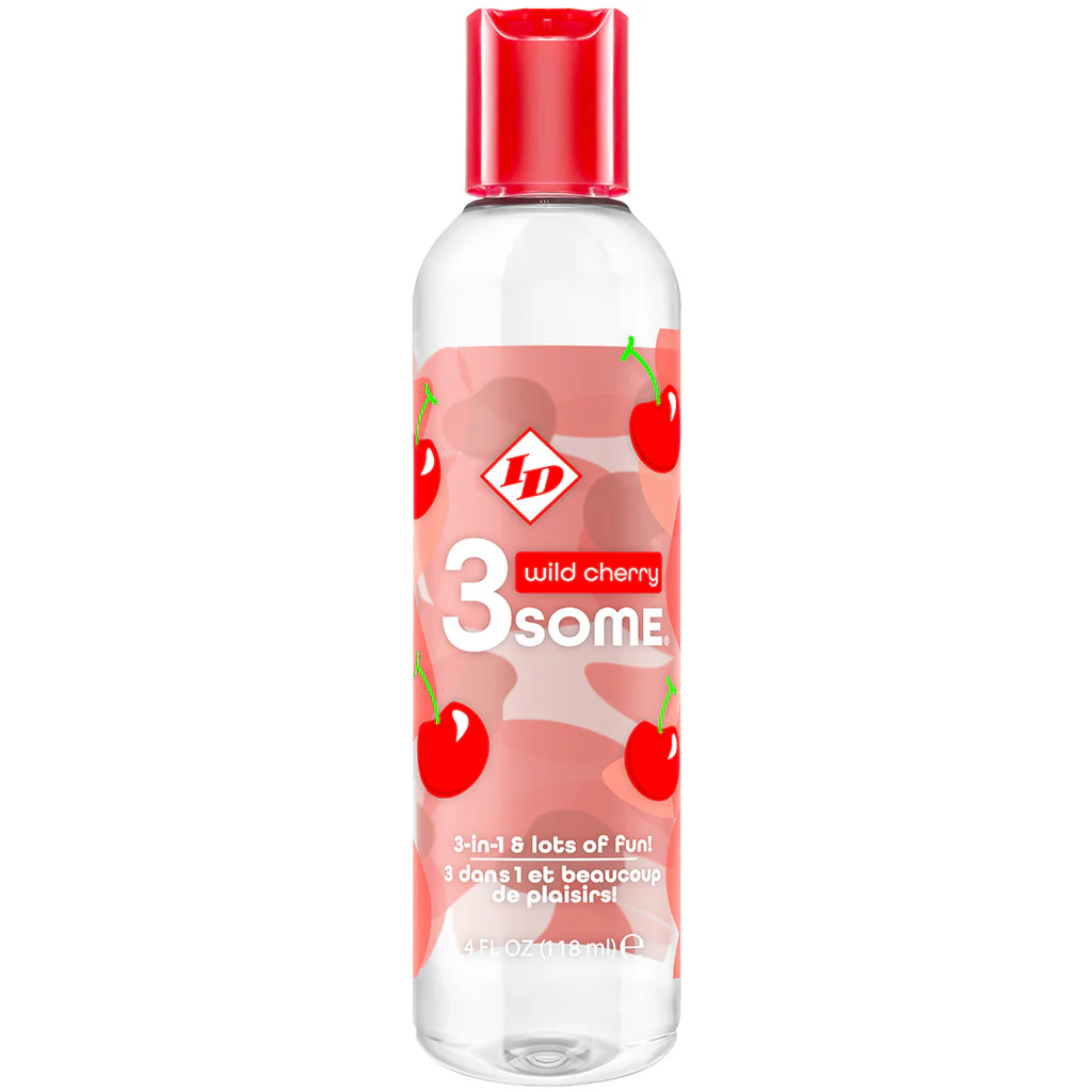 ID Lube 3some 3-in-1 Lubricant Wild Cherry (118ml)