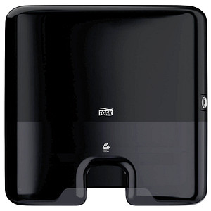 Tork Plastic Black Wall Mounting Paper Towel Dispenser, 101mm x 295mm x 302mm