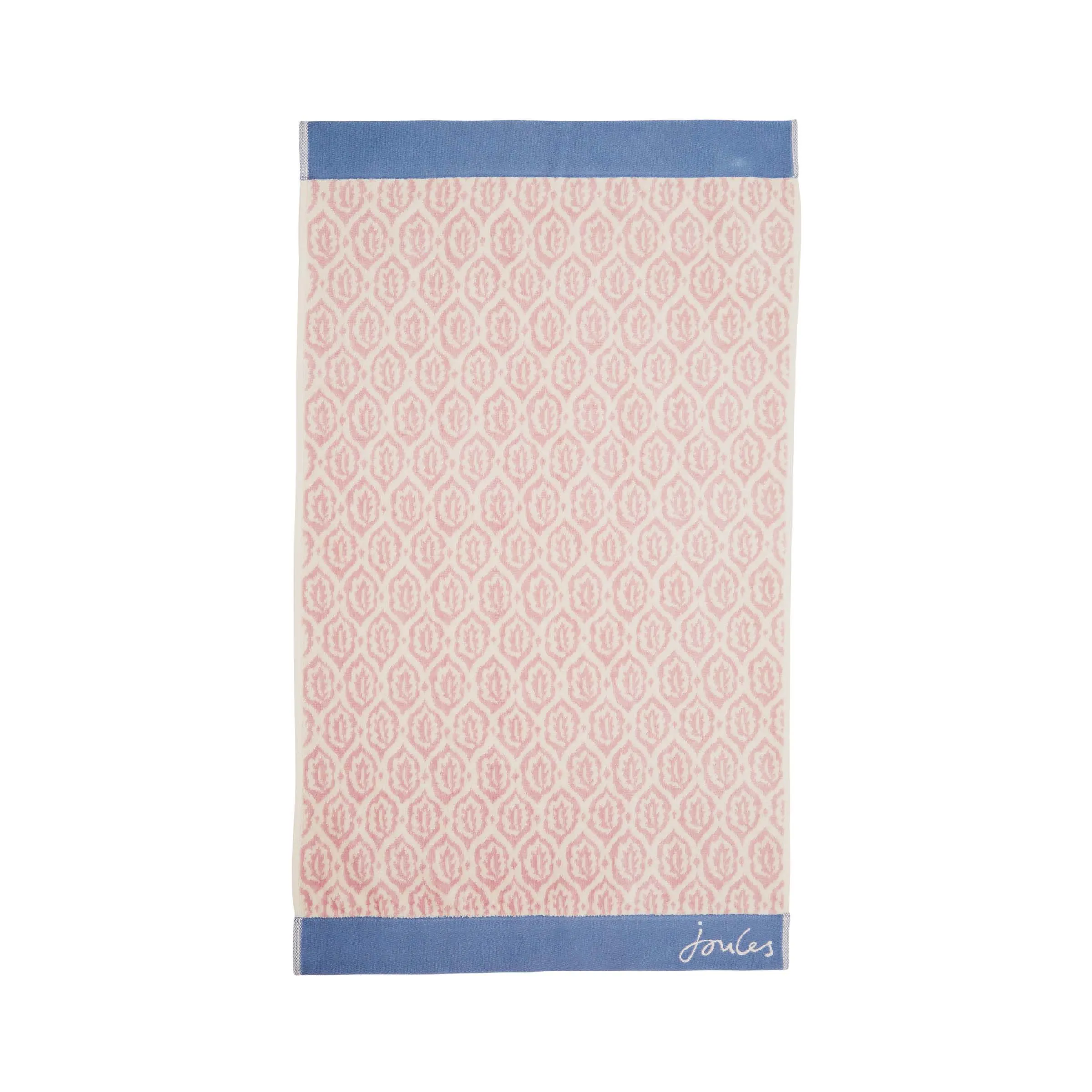 Joules Leaf Trellis Hand Towel, Pink