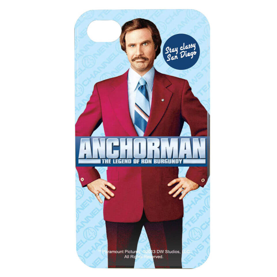 50 Fifty Anchorman Ron Burgundy iPhone 4/4S Case | adult