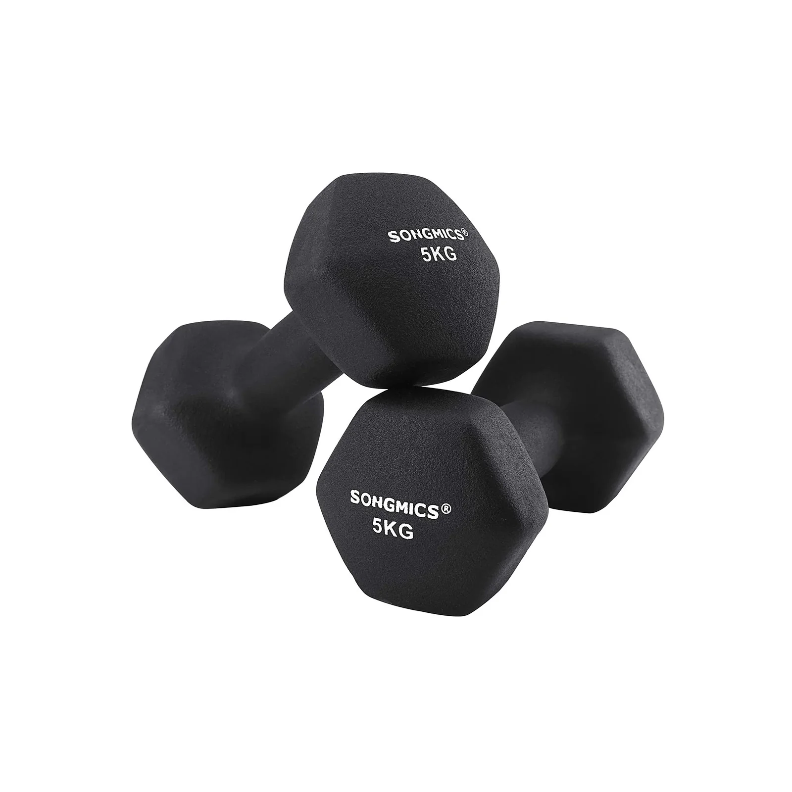 SONGMICS 2 x 5 kg Dumbbells