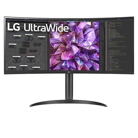 LG 34WQ75C UltraWide 34 UWQHD IPS USB-C Curved Monitor