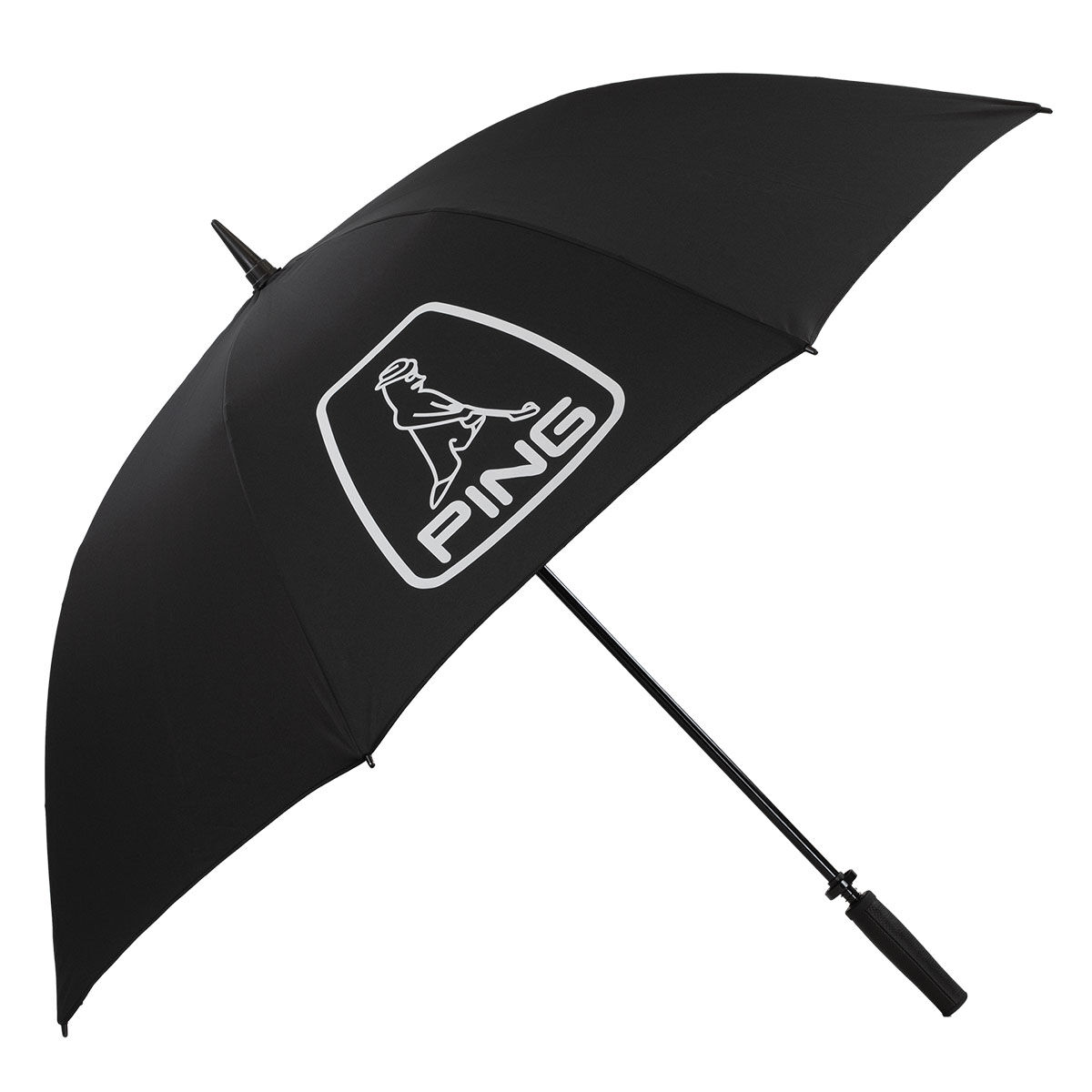 Ping Single Canopy 62"" Umbrella, Male, Black/white  | Online Golf
