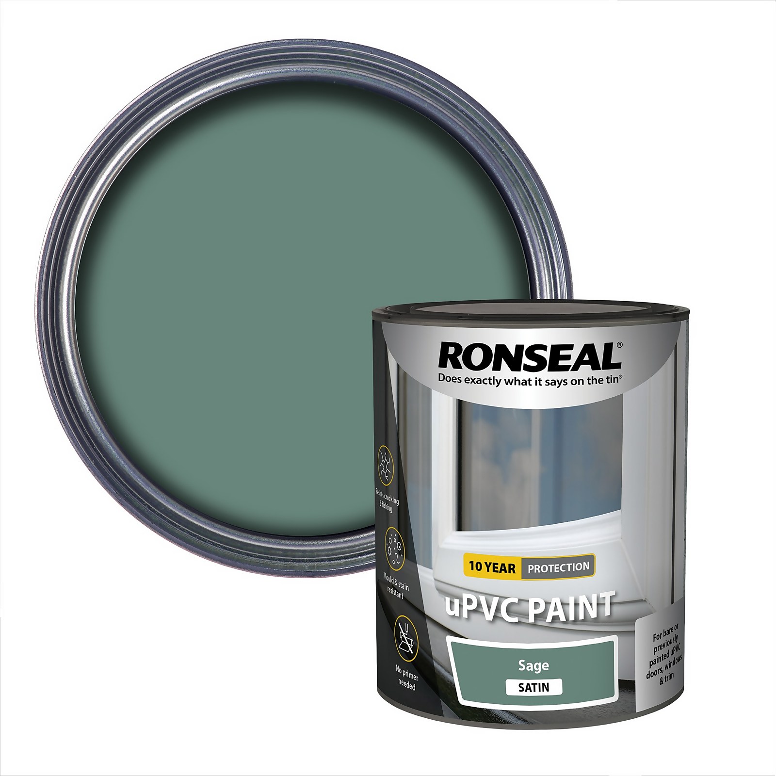 Upvc Paint Sage Satin 750ml