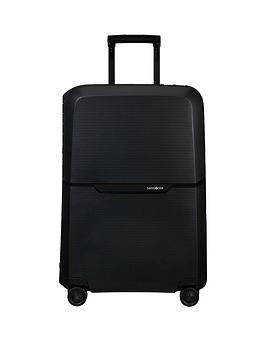 Samsonite Magnum Eco Spinner 69Cm Medium Hardshell Suitcase - Dark Grey