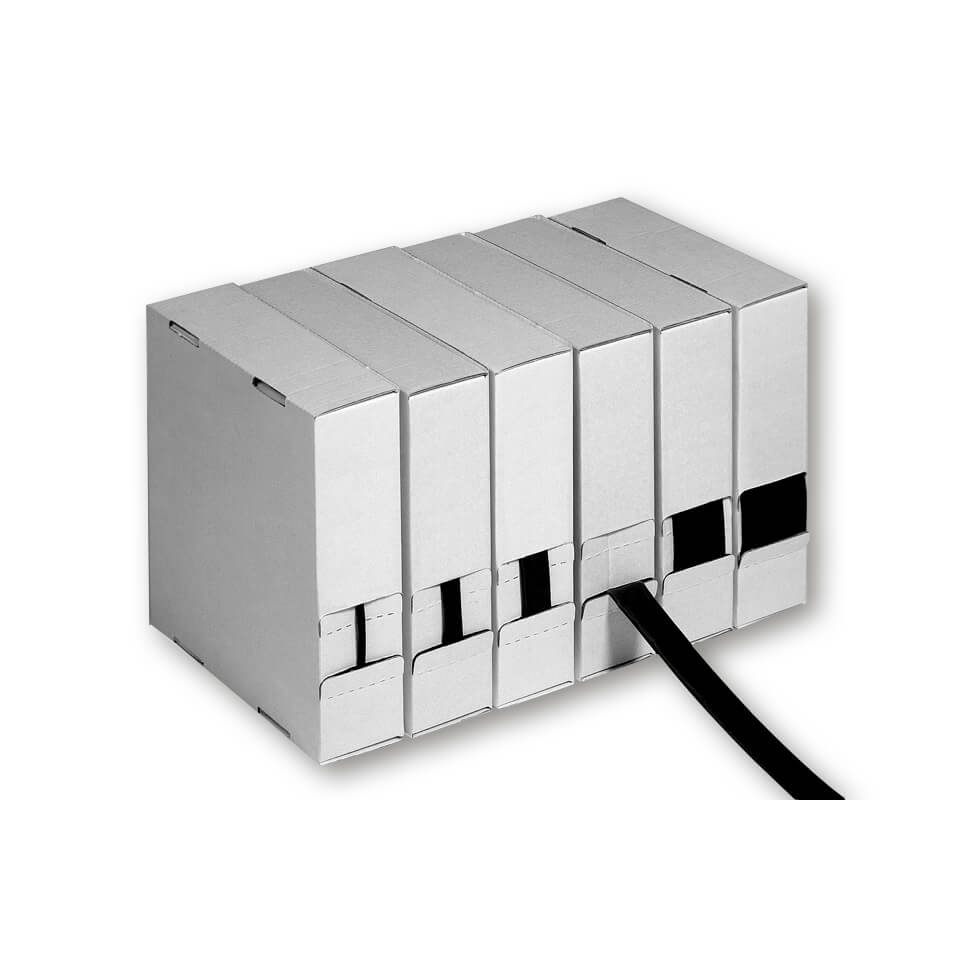 DERAY Shrink tubing 4:1 8,0/2,0 mm, box 4,0m, black, black