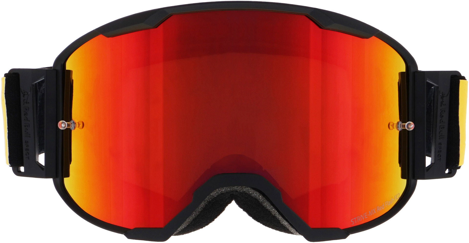  Red Bull SPECT Eyewear Strive Mirrored 004 Motocross Brille, mehrfarbig, mehrfarbig