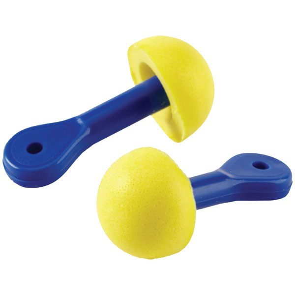 3M E.A.R  Express Uncorded Reusable Ear Plugs, 28dB, Blue, Yellow, 100 Pairs per Package