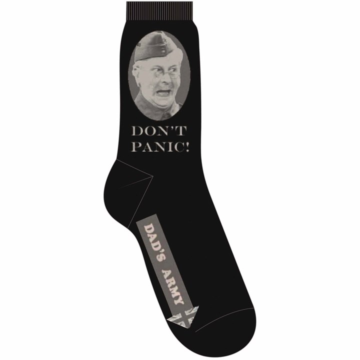 Dads Army Dad's Army Dont Panic Mens Socks