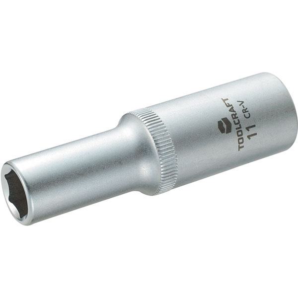 TOOLCRAFT 1/2" Drive Long Reach Socket 11mm