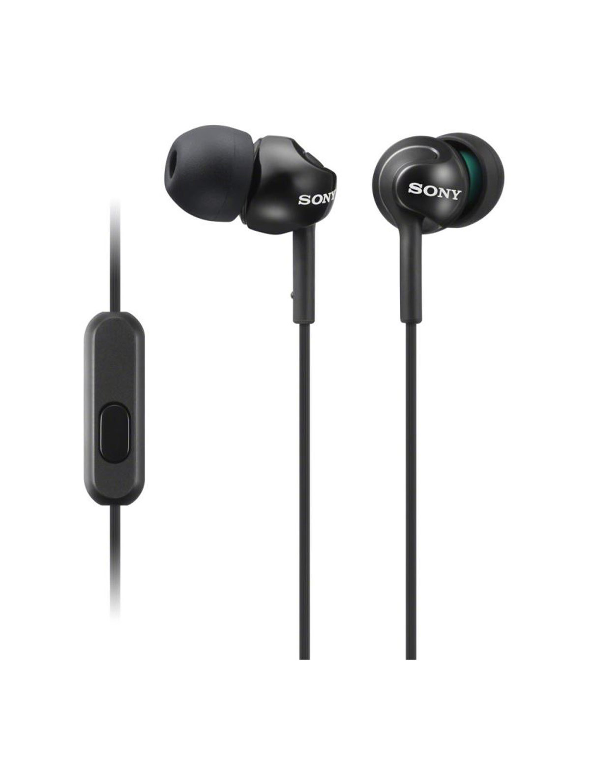 Sony MDR-EX110APB Headphones - Black, Black