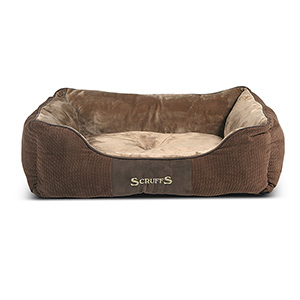 Scruffs & Tramps Lit pour animaux Chester Taille L 75x60cm Marron 1167