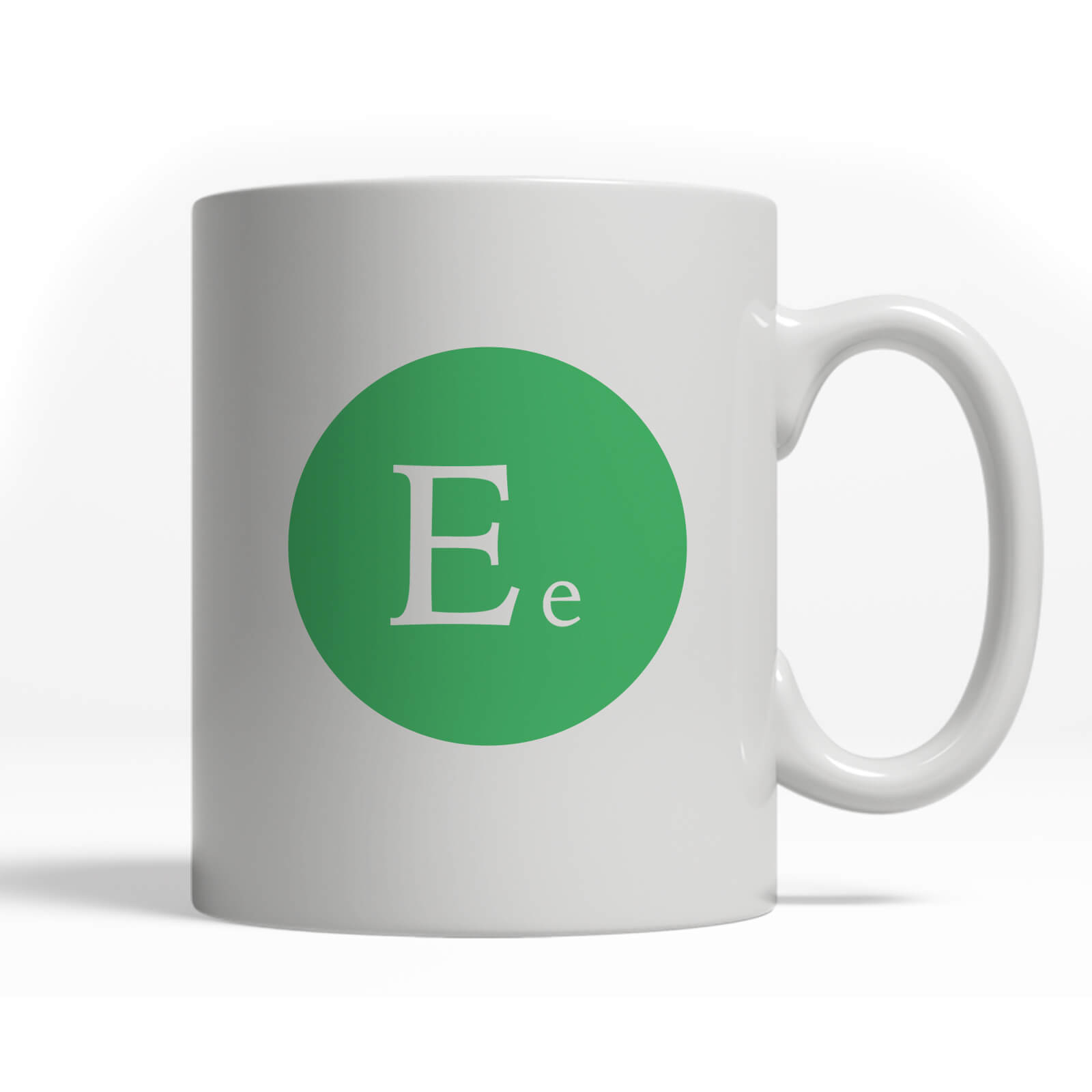 Alphabet Buchstaben Tasse | E-Emerald| Herren, Damen