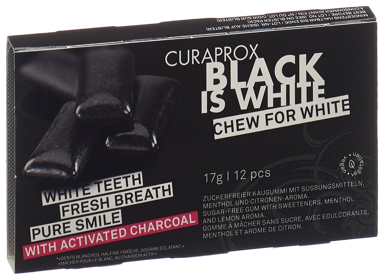 Curaprox Black is White - Chew for White 12pcs