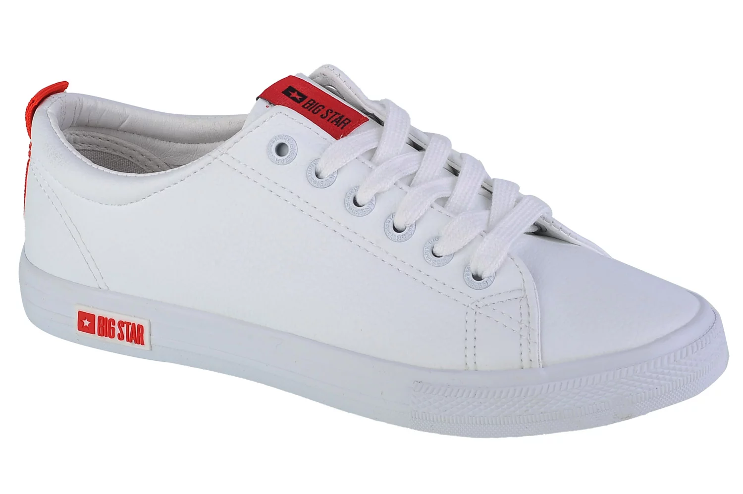 Big Star Shoes, Womens white Plimsolls 37 white