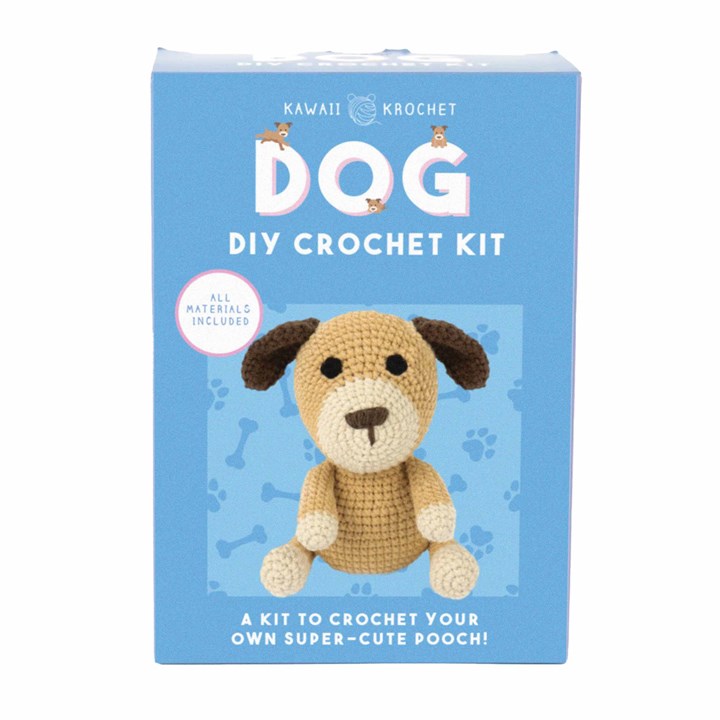 Gift Republic Diy Dog Crochet Kit - Blue