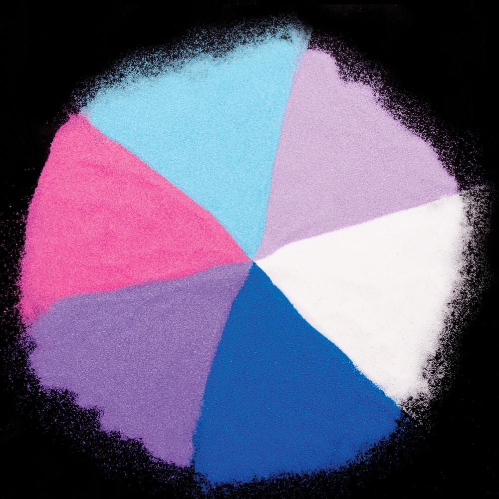 Baker Ross Winter Coloured Sand (Pack of 12)