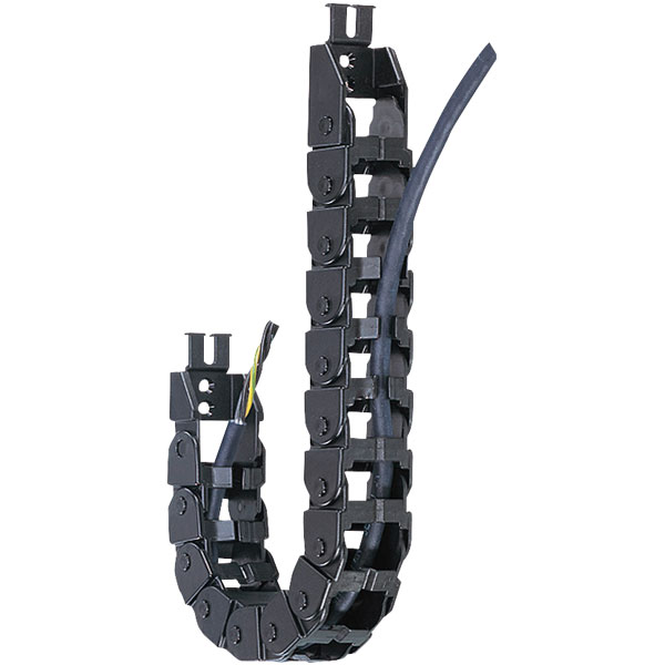 Igus E14, e-chain Black Cable Chain - Flexible Slot, W62 mm x D25mm, L1m, 38 mm Min. Bend Radius, Igumid NB
