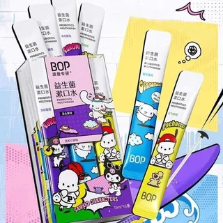 BOP - Probiotics Freshen Mouthwash Sanrio Limited Edition Sanrio Mixed Fruit Flavor - (11ml x 15pcs)