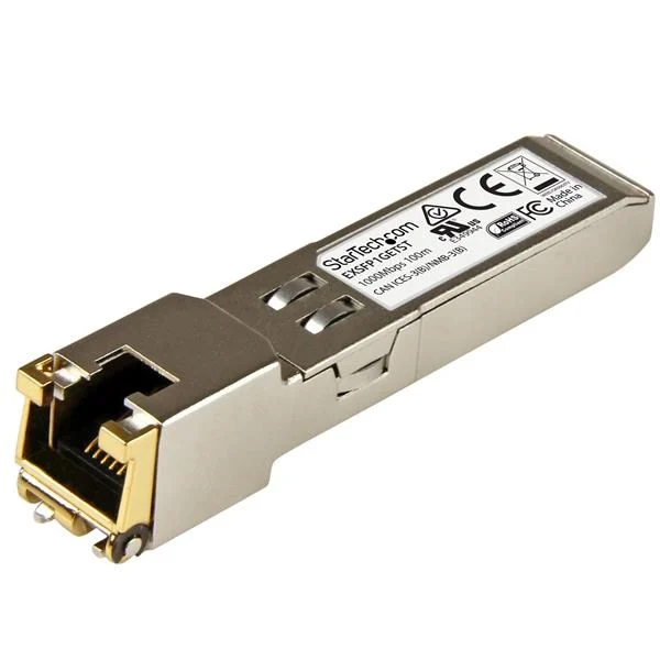 StarTech .com Juniper EX-SFP-1GE-T Compatible SFP Module - 10/100/1000BASE-T Copper SFP Transceiver - Lifetime Warranty - 1 Gbps - Maximum Transfer Distance: 100 m (3