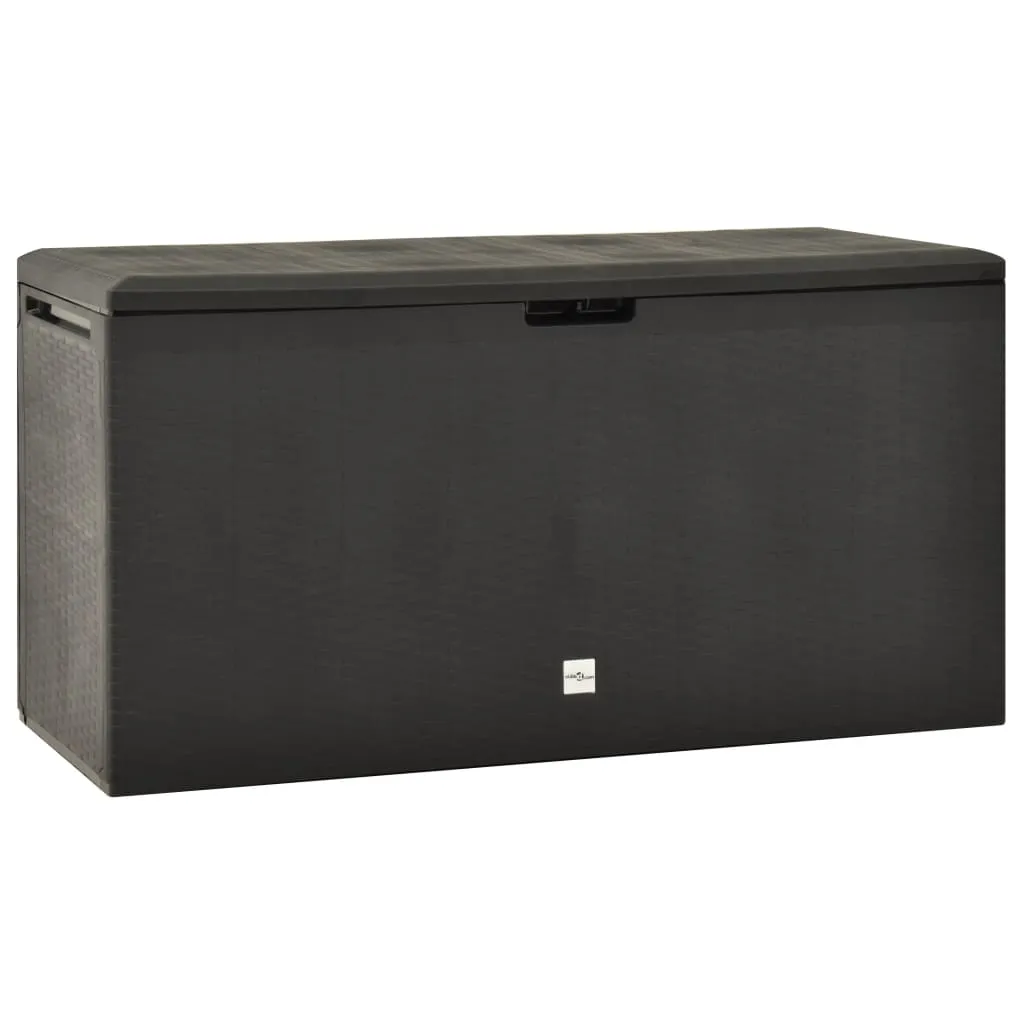 VidaXL Garden Storage Box Anthracite 114x47x60 cm