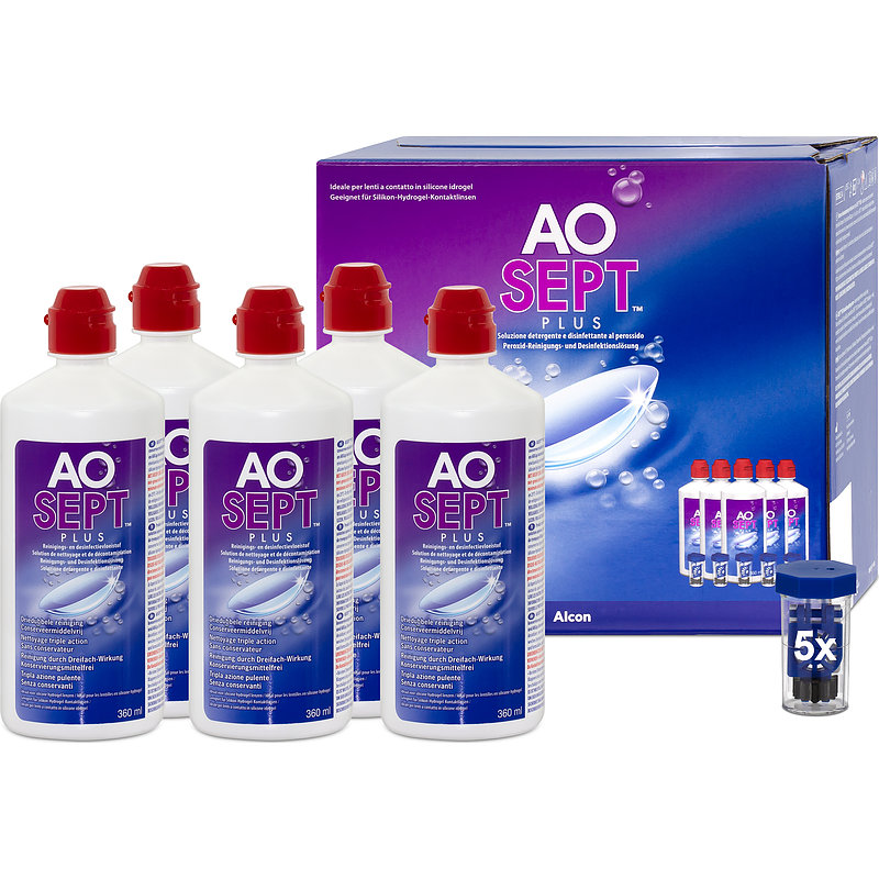 Alcon Aosept Plus 5er Set